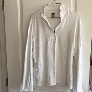 REI Classic White Zip Pullover